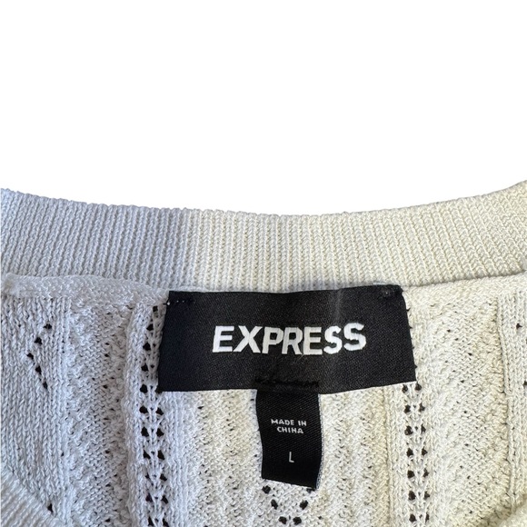 Express White Knit Top - Picture 4 of 8